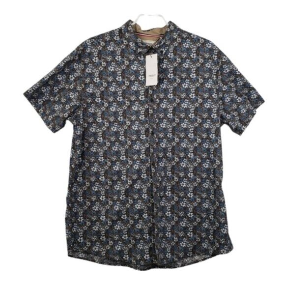 Produkt Other - Produkt Short Sleeve Hawaiian Floral Button Up Casual Shirt Size XXL NEW